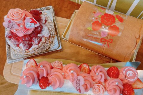 母の日のケーキ♥前日・当日予約もOK(*^-^*)