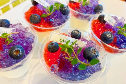 紫陽花が咲き誇る季節…素敵なスイーツをどうぞ